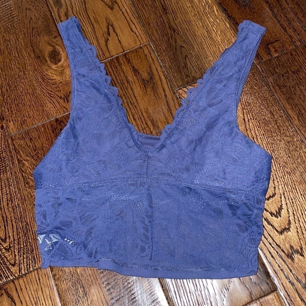 Aerie Blue Lace Bralette